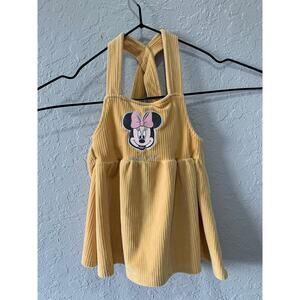 Disney Baby Minnie Mouse Soft Corduroy Jumper Dress Baby Girl size 3/6M